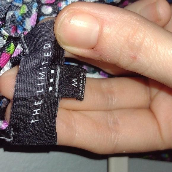 THE limited summer shirt multi-colored wrap around the neck sleeveless - Picture 9 of 10